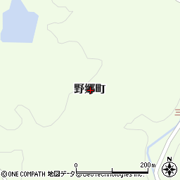 島根県出雲市野郷町周辺の地図