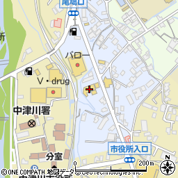 岐阜トヨタ自動車株式会社　中津川ｐｉｐｉｔ周辺の地図