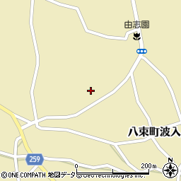 島根県松江市八束町波入1249周辺の地図