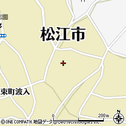 島根県松江市八束町波入1130周辺の地図