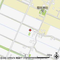 千葉県大網白里市四天木617-1周辺の地図