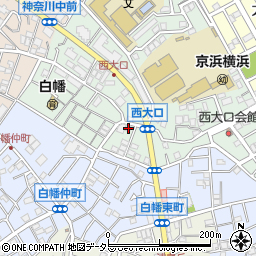 神奈川県横浜市神奈川区西大口56周辺の地図