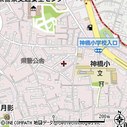 神奈川県横浜市神奈川区六角橋5丁目16周辺の地図
