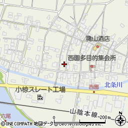 鳥取県東伯郡北栄町西園1101周辺の地図