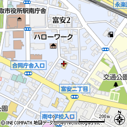 鳥取歯科技工専門学校周辺の地図