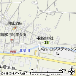 鳥取県東伯郡北栄町西園1189周辺の地図