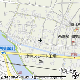鳥取県東伯郡北栄町西園1022周辺の地図