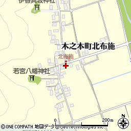 滋賀県長浜市木之本町北布施179周辺の地図
