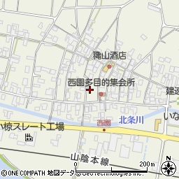 鳥取県東伯郡北栄町西園1164周辺の地図