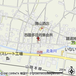 鳥取県東伯郡北栄町西園1156周辺の地図