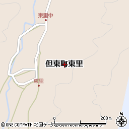 兵庫県豊岡市但東町東里周辺の地図