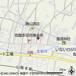 鳥取県東伯郡北栄町西園1142周辺の地図