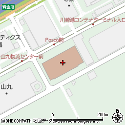 横浜税関　川崎外郵出張所総務課周辺の地図