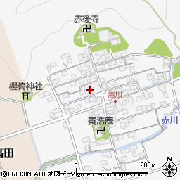 滋賀県長浜市高月町唐川368周辺の地図