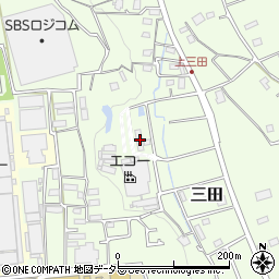 神奈川県厚木市三田3016周辺の地図