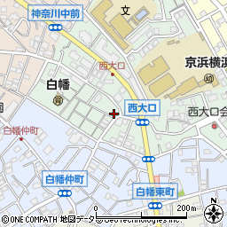 西大口57田坂邸☆akippa駐車場周辺の地図