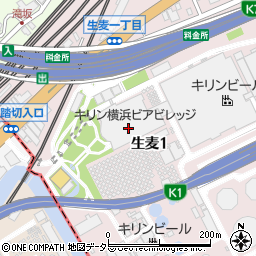 株式会社キリンビール　横浜工場物流担当周辺の地図
