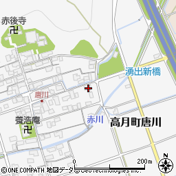 滋賀県長浜市高月町唐川558周辺の地図