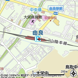 鳥取県東伯郡北栄町周辺の地図