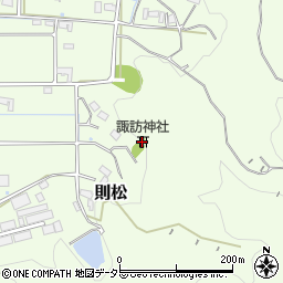 諏訪神社周辺の地図