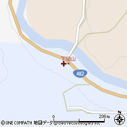 兵庫県豊岡市但東町畑山708-1周辺の地図