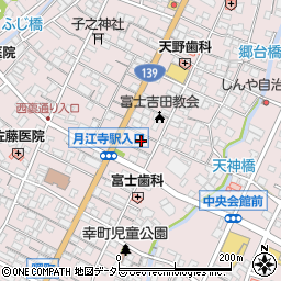 中央一級建築士事務所周辺の地図