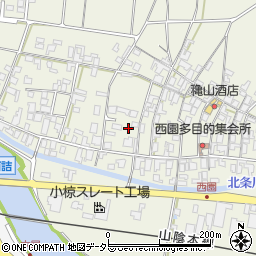 鳥取県東伯郡北栄町西園1099周辺の地図