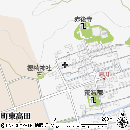 滋賀県長浜市高月町唐川360周辺の地図