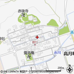 滋賀県長浜市高月町唐川382周辺の地図