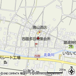 鳥取県東伯郡北栄町西園1154周辺の地図