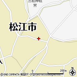 島根県松江市八束町波入1106周辺の地図