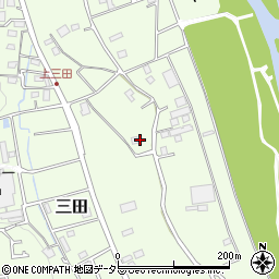 神奈川県厚木市三田2951周辺の地図