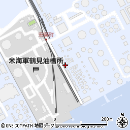 神奈川県横浜市鶴見区安善町2丁目3周辺の地図