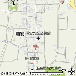 浦安九区公民館周辺の地図