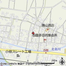 鳥取県東伯郡北栄町西園1105周辺の地図