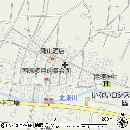 鳥取県東伯郡北栄町西園1140周辺の地図