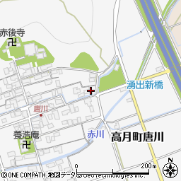 滋賀県長浜市高月町唐川626周辺の地図