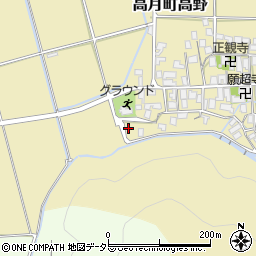 滋賀県長浜市高月町高野1601-1周辺の地図