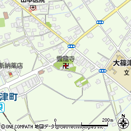 雲龍寺周辺の地図