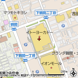 よしもとビビンバ大王大和鶴間店周辺の地図