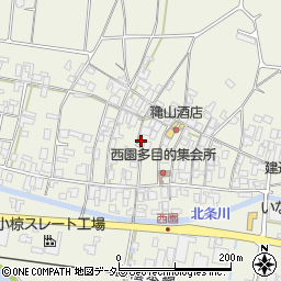 鳥取県東伯郡北栄町西園1169周辺の地図