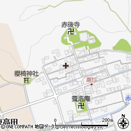 滋賀県長浜市高月町唐川357周辺の地図