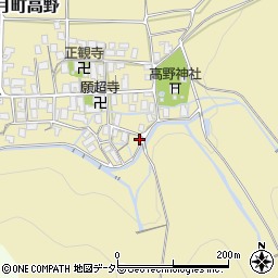 滋賀県長浜市高月町高野1183周辺の地図