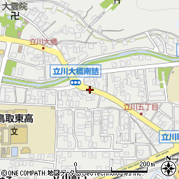 鳥取県鳥取市立川町周辺の地図