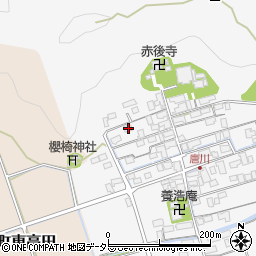 滋賀県長浜市高月町唐川330周辺の地図