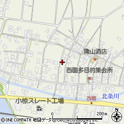 鳥取県東伯郡北栄町西園1095周辺の地図