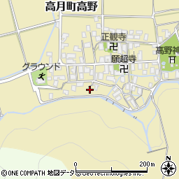 滋賀県長浜市高月町高野1155周辺の地図