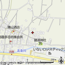鳥取県東伯郡北栄町西園1210周辺の地図