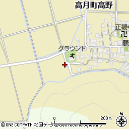 滋賀県長浜市高月町高野1590-1周辺の地図