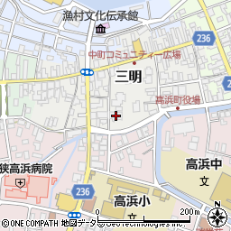 福邦銀行高浜支店周辺の地図